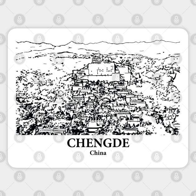 Chengde - China Sticker by Lakeric